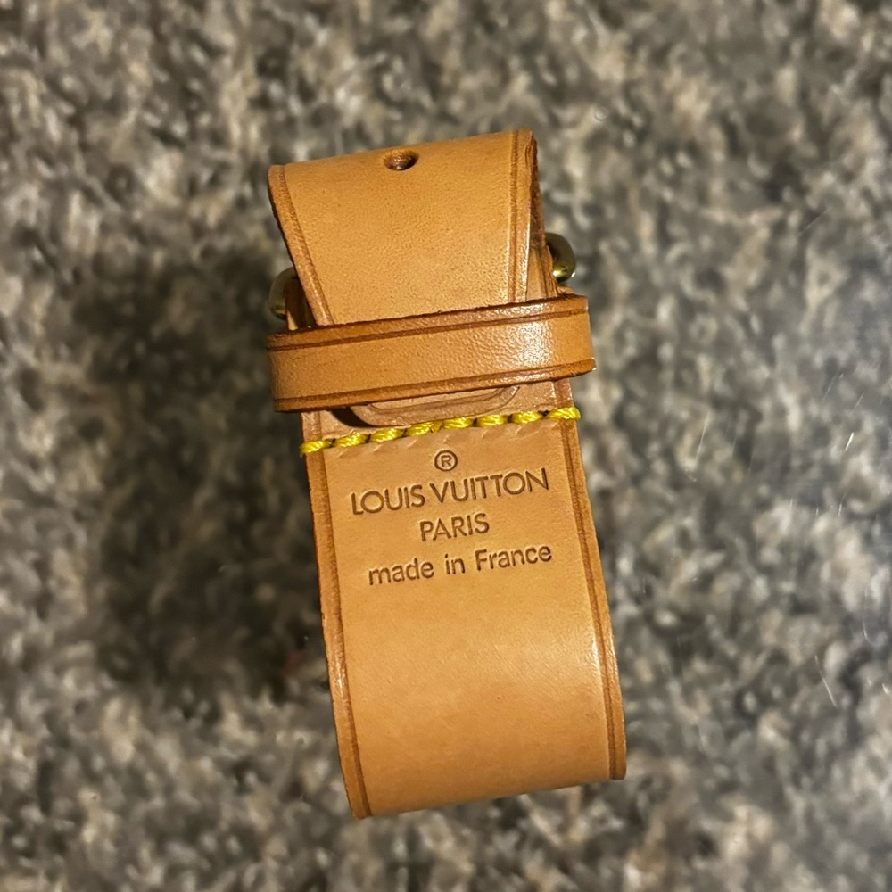 LV Vachetta Leather Poignet